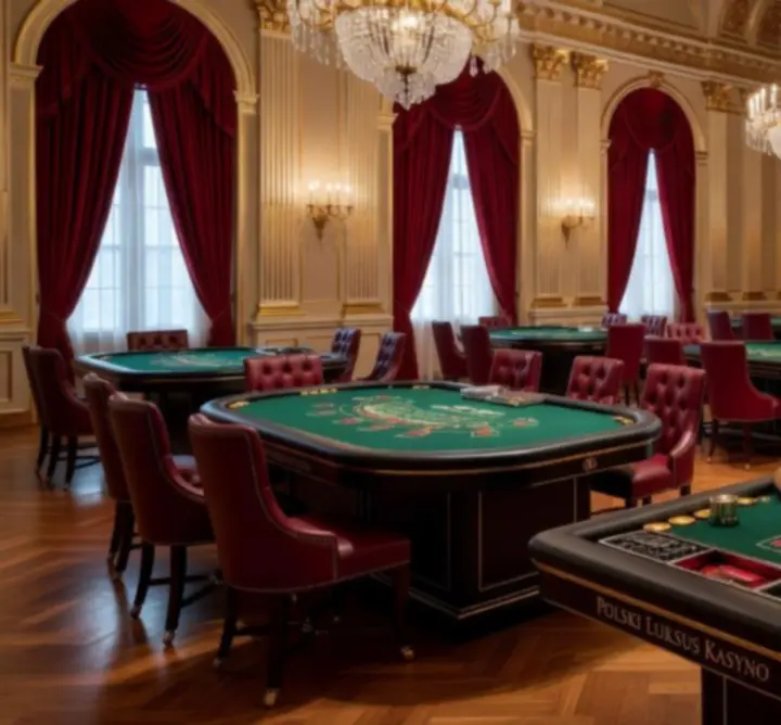 Galeria realizacji luksusowych stołów kasynowych na eleganckim evencie